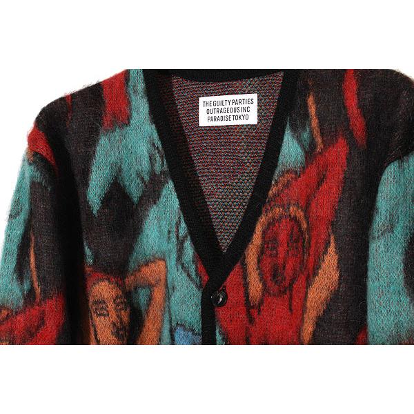 WACKO MARIA（ワコマリア） MOHAIR CARDIGAN 百女図 モヘア ニット