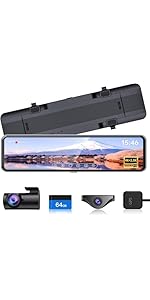 Amazon.co.jp: Changer ドライブレコーダー ミラー型 分離 【4K+2.5