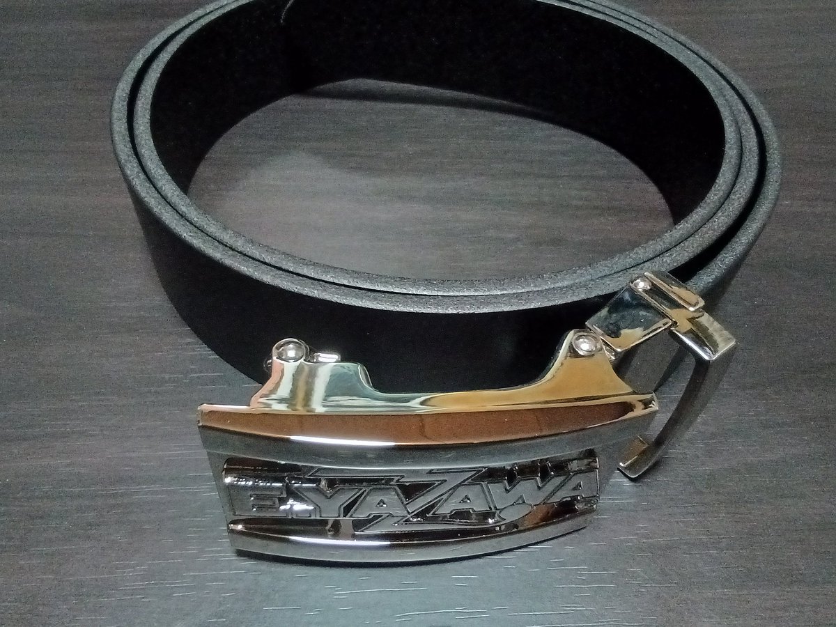 ポチッてたベルト届いた✨ん〜いい感じ✨🤩 #矢沢永吉