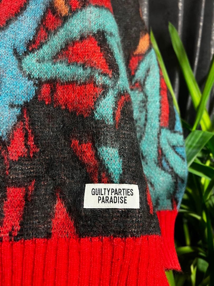 WACKO MARIA YULA 百女図 MOHAIR KNIT - メルカリ