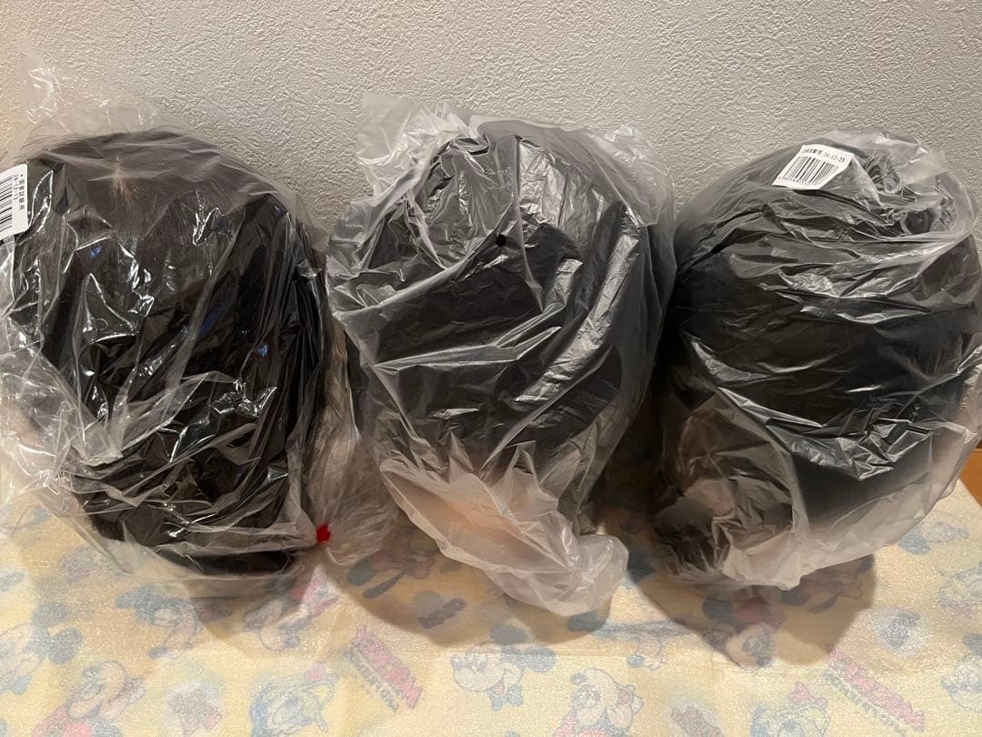 美容師国家試験用カットウィッグ　新品3点セット 美容師国家試験用カットウィッグ 新品3点セット 美容師国家試験用