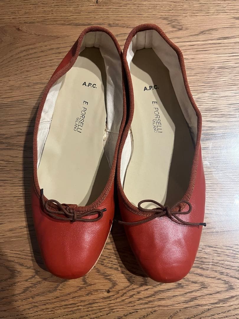 新品　E.PORSELLI APC バレエシューズ　38 中古・古着通販】A.P.C. (アーペーセー) E.PORSELLI (ポルセリ) バレエ