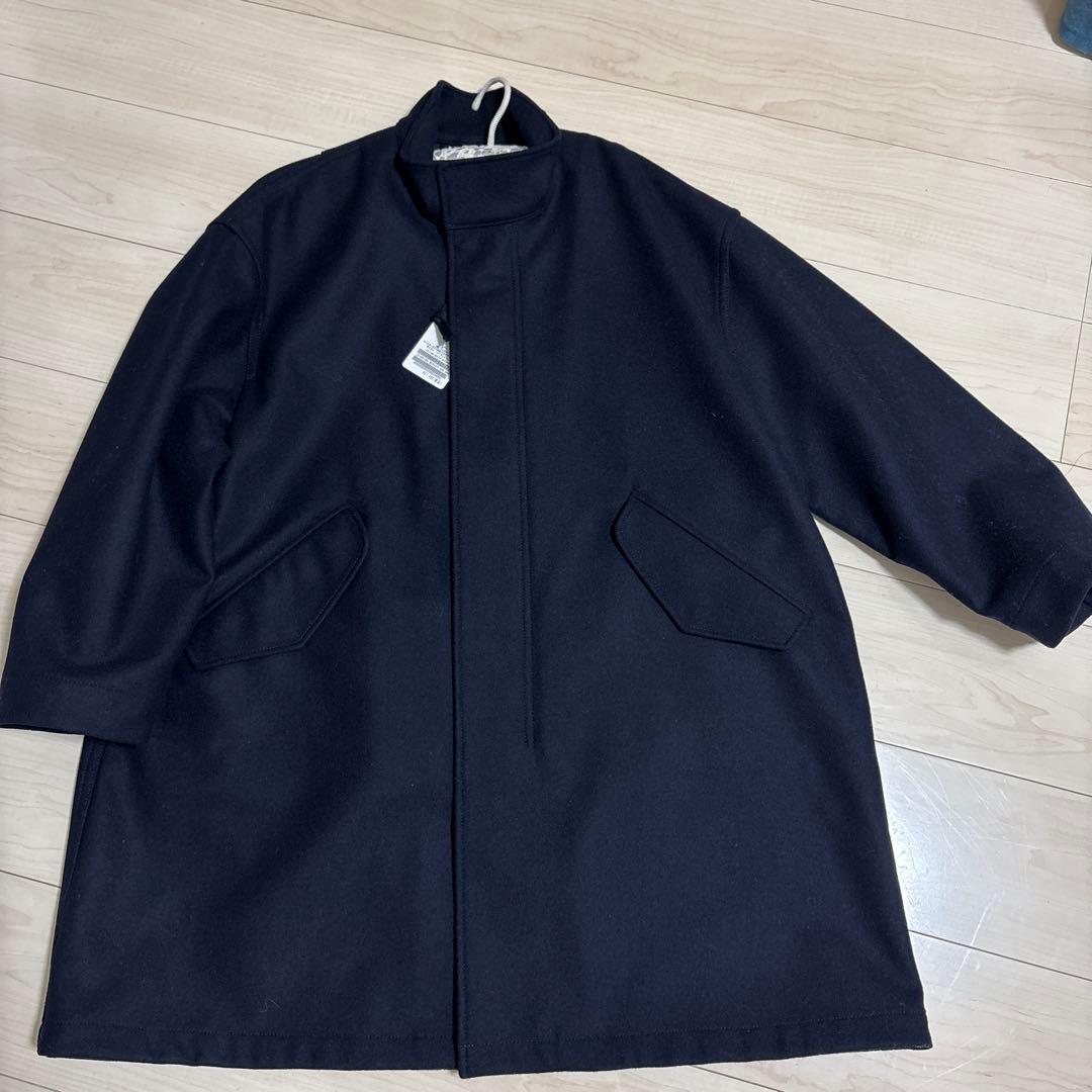 メルトンM65コート モッズコート コート ビッグシルエットメルトンM-65ロングモッズコート