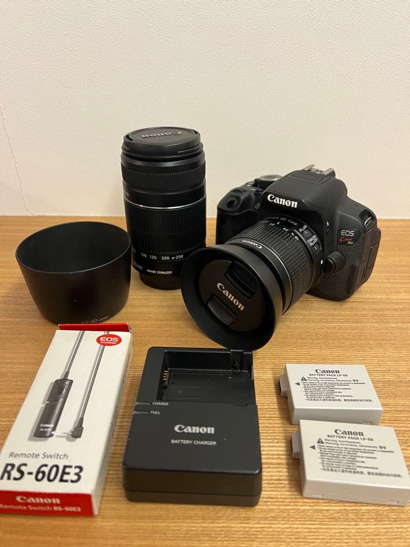 Canon EOS Kiss X6i ダブルズームキット｜18-55mm / Amazon | Canon デジタル一眼レフカメラ EOS Kiss X6i ダブルズーム